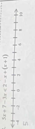 5x+7-3x<2-x+(x+1)