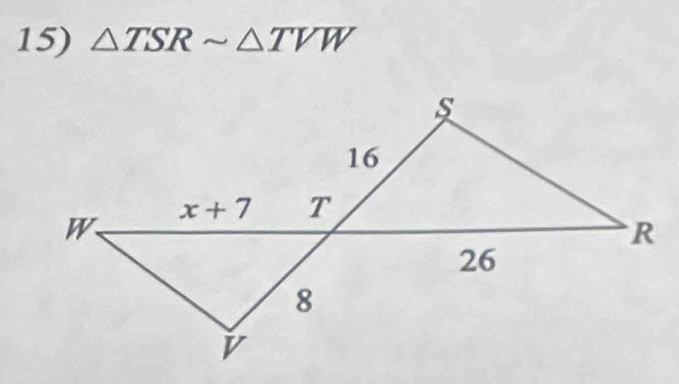 △ TSRsim △ TVW