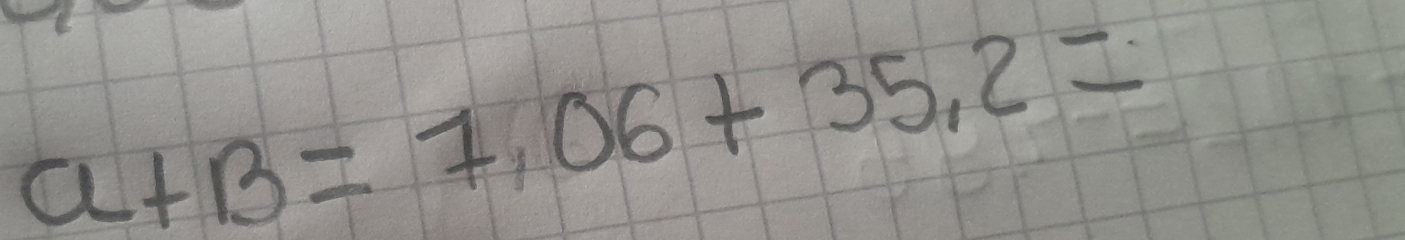 a+B=7,06+35.2=