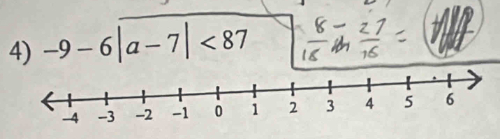 -9-6|a-7|<87</tex>