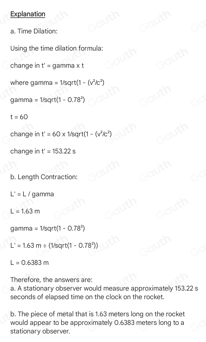 Solved: (Essay Worth 6 points) (06.09 MC) Imagine a rocket that has the ...
