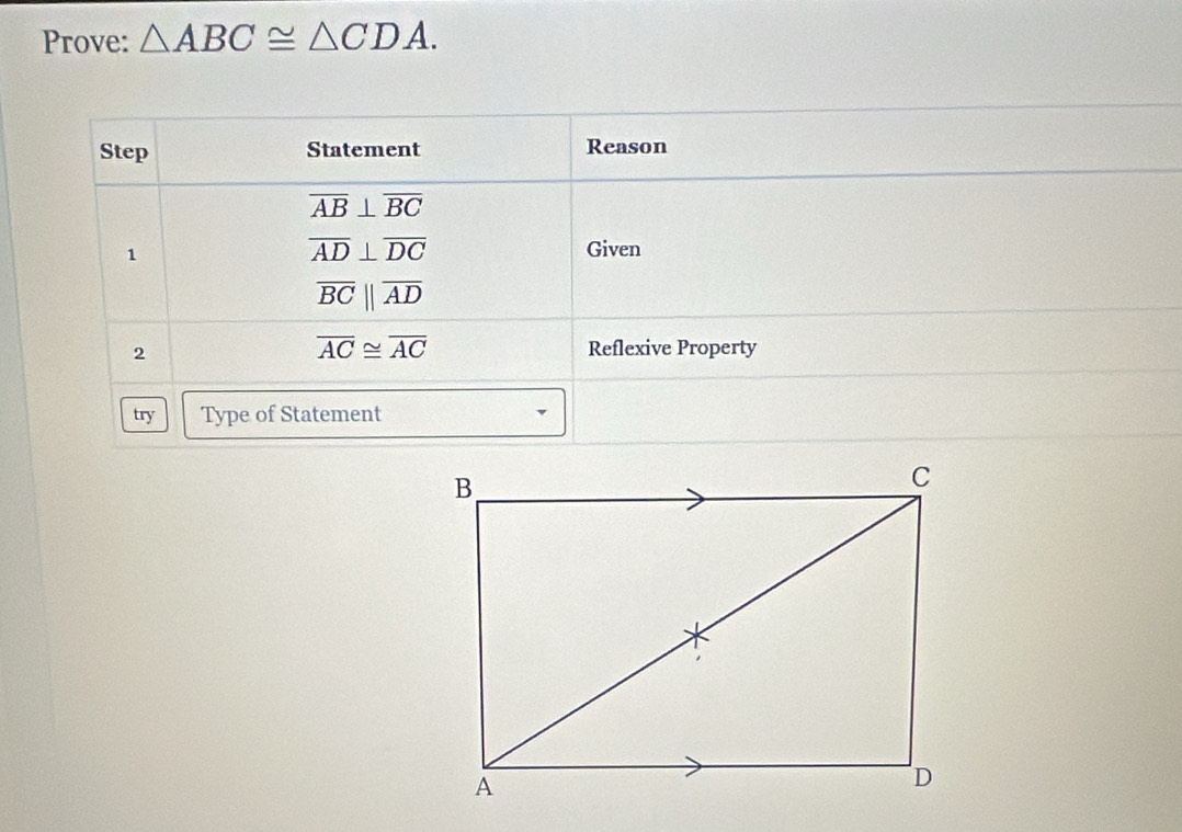 Prove: △ ABC≌ △ CDA.