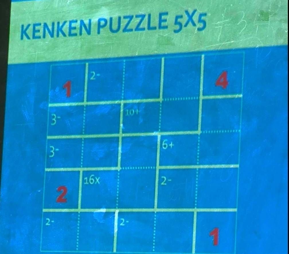 KENKEN PUZZLE 5* 5