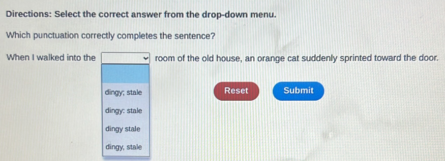 Solved: Directions: Select the correct answer from the drop-down menu ...