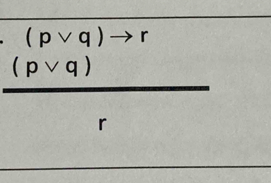 (pvee q)to r
(pvee q)