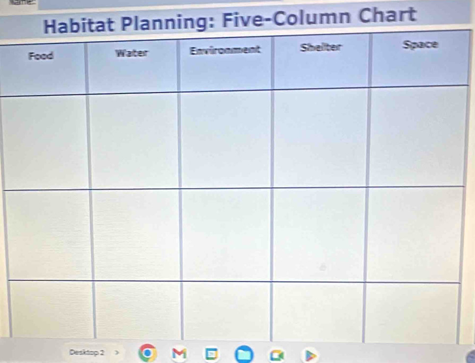 Column Chart 
Desktap 2 >