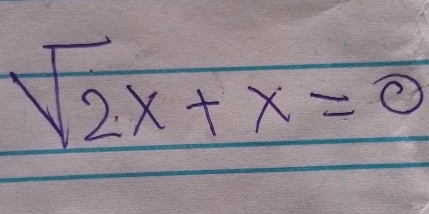 sqrt(2)x+x=0