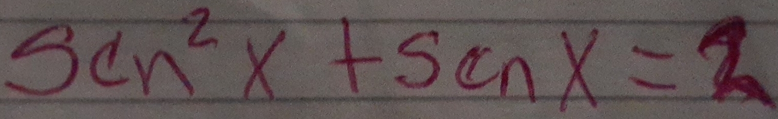 5cn^2x+5cnx=2