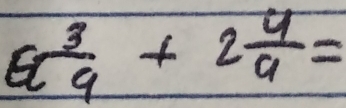 6 3/9 +2 4/9 =