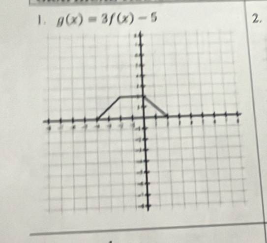 1 . g(x)=3f(x)-5 2.