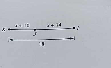 K
x+10 x+14 I
J
-1
18