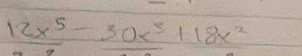 frac 12x^5-frac 30x^3+18x^2