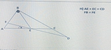 AE=EC=CD
FB=FE