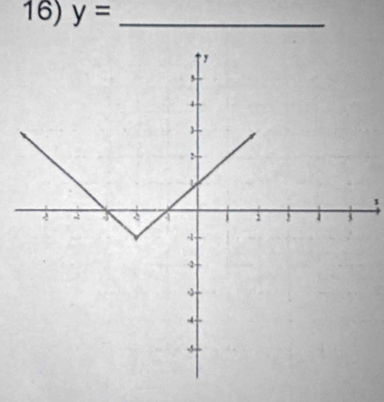 y= _ 
1