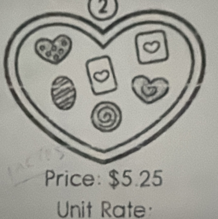 a 
Price: $5.25
Unit Rate