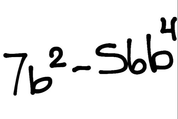 7b^2-56b^4