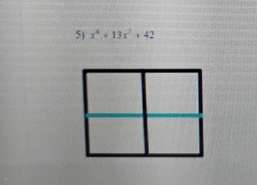 x^4+13x^2+42