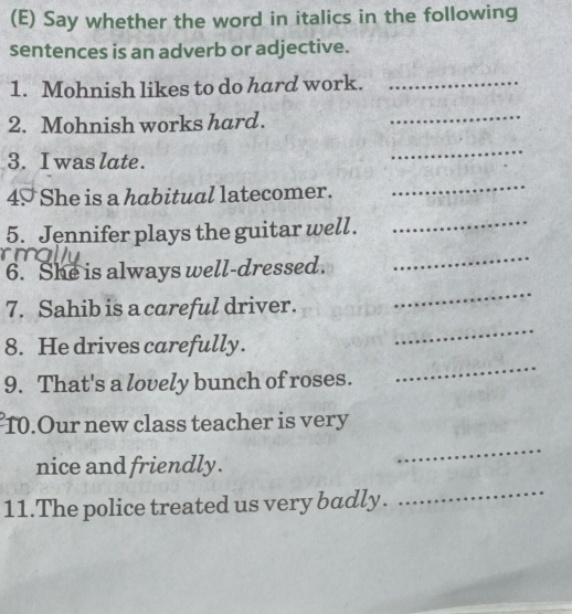 she was dressed all in black adverb 1Z2 She was dressed all in BLACK. 1adv,2 noun, 3 adj