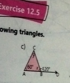 owing triangles.