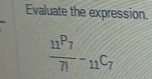 Evaluate the expression.
frac □ 