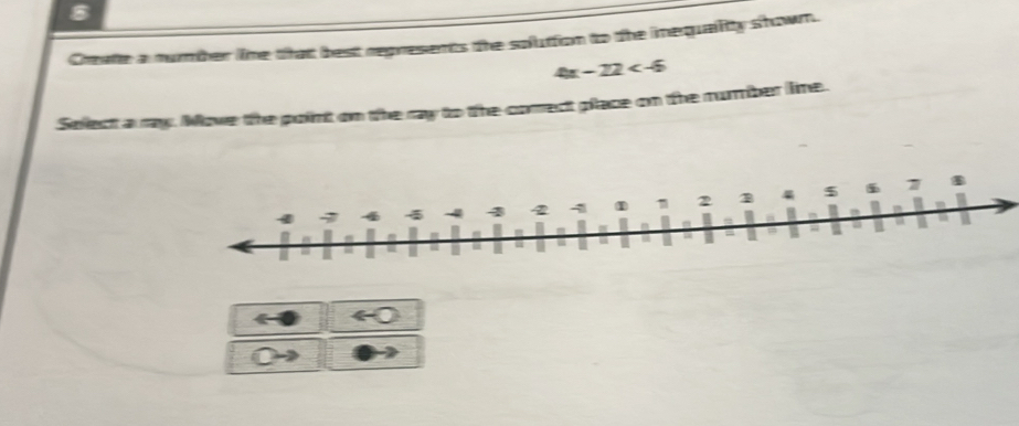 Solved: Create a number lime that best represents the solution to the ...