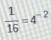  1/16 =4^(-2)