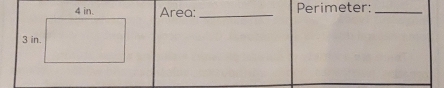 Area: _Perimeter:_