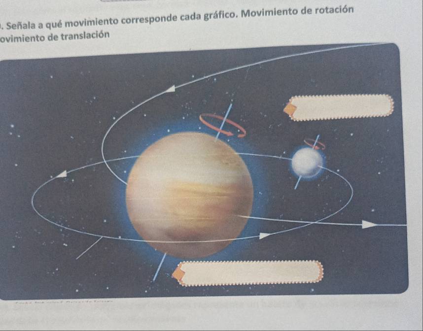 Señala a qué movimiento corresponde cada gráfico. Movimiento de rotación 
ovimiento de translación