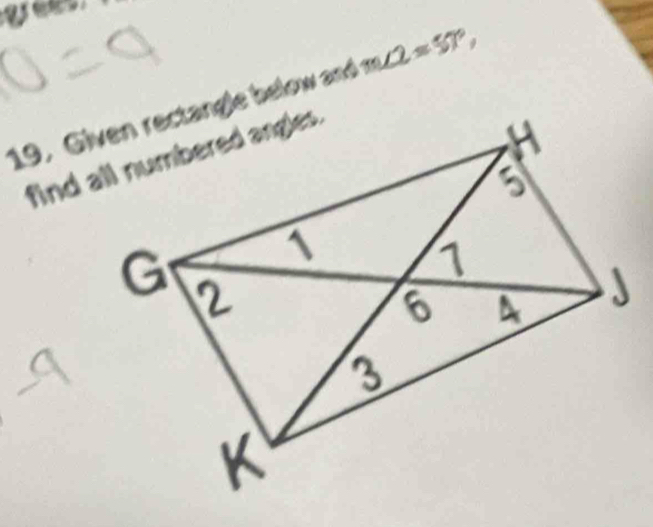 grees.
m∠ 2=57°,