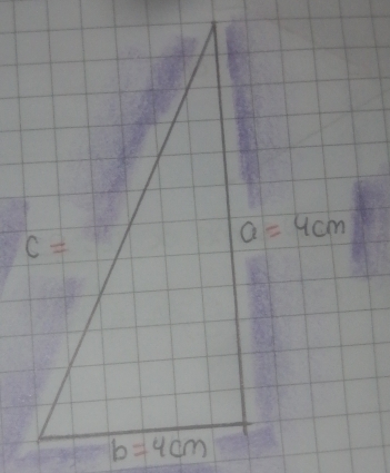 c=
a=4cm
b=4cm