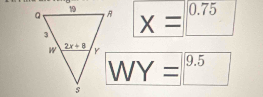 x=□^(0.75)
WY=□^(9.5) (□)^(□)