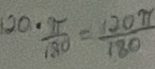 20  · π /180 = 120π /180 
∠ O