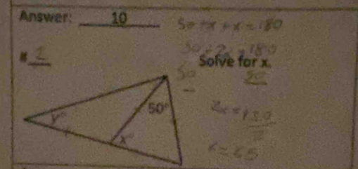 Answer: 10
_
Solve for x