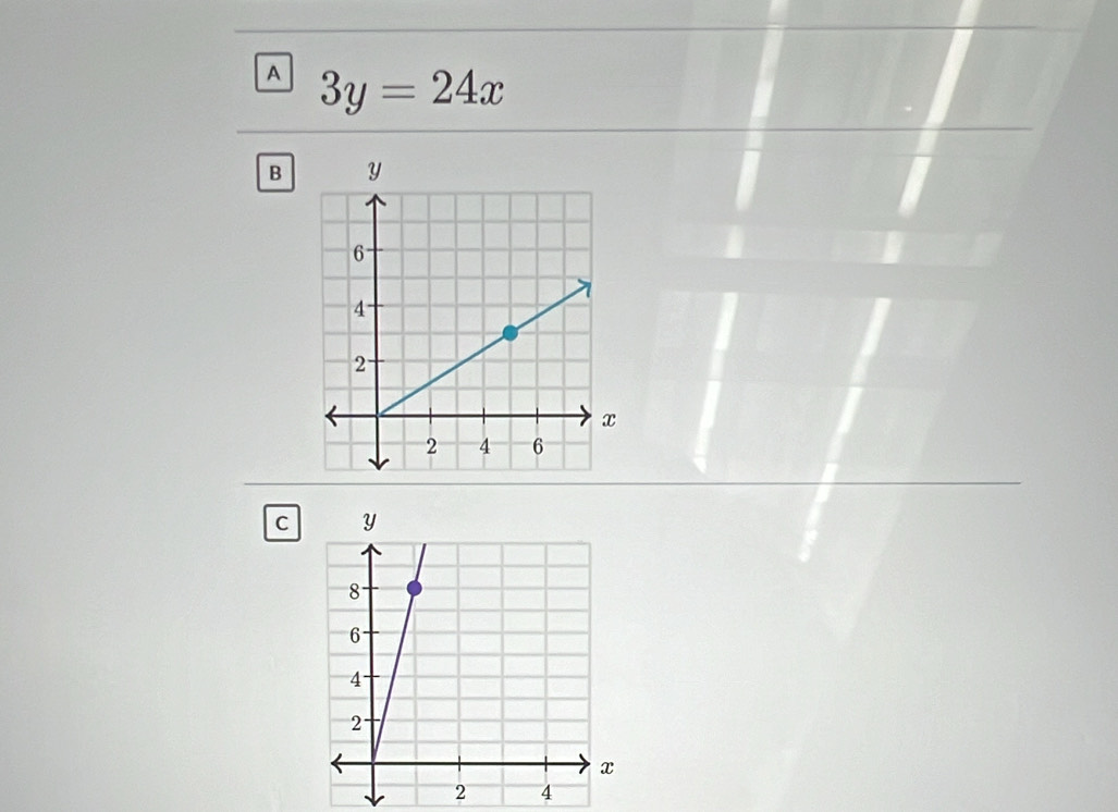 A 3y=24x
B 
C