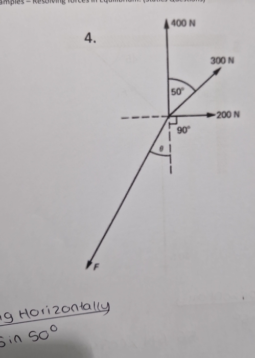 mples = Resolving for t