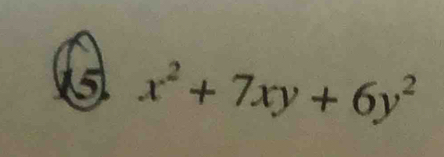 x^2+7xy+6y^2