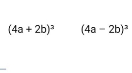 (4a+2b)^3 (4a-2b)^3