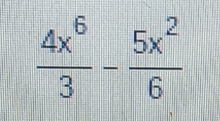  4x^6/3 - 5x^2/6 