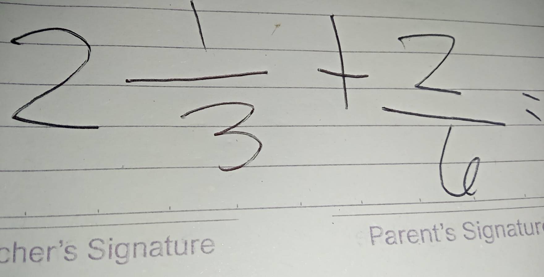 2 (-1)/-3 +frac 2-6frac 6