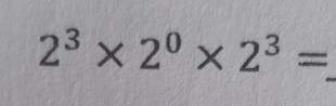 2^3* 2^0* 2^3=