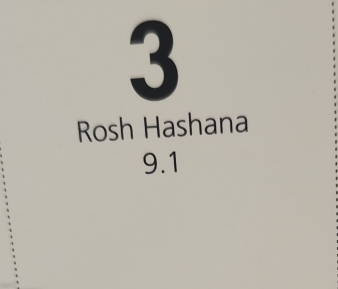 Rosh Hashana
9.1