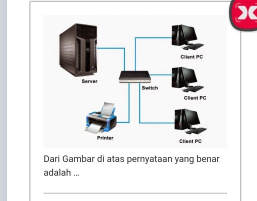 Dari Gambar di atas pernyataan yang benar 
adalah ... 
_