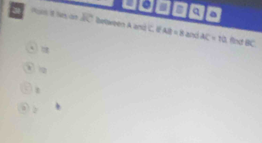 AB=8 and AC=10 findt 
02