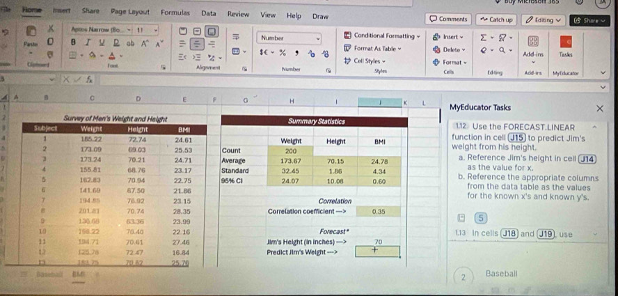 Solved: The Home imert Share Page Layout Formulas Data Review View Help ...