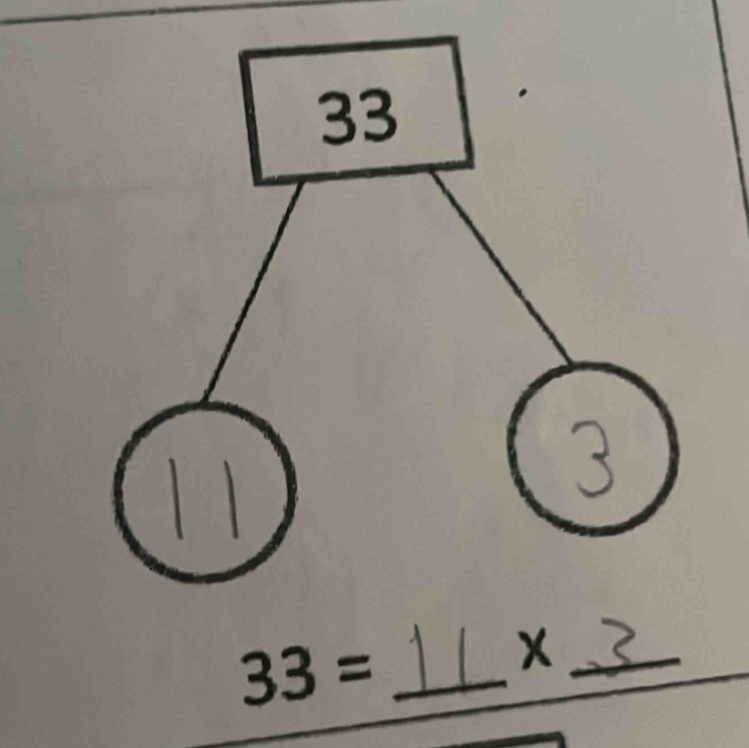 33= _ 
_ X