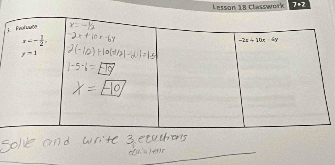 Lesson 18 Classwork 7· 2