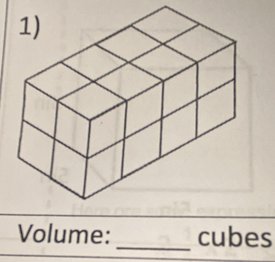 Volume: _cubes