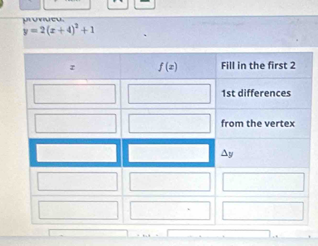 y=2(x+4)^2+1