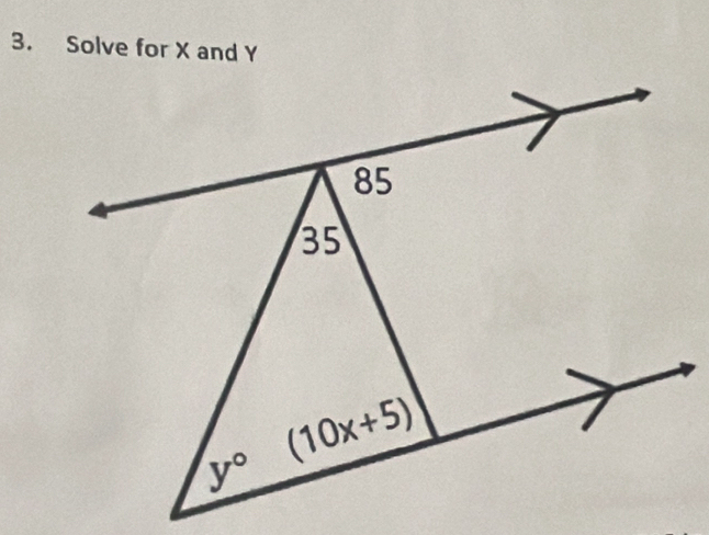 Solve for X and Y