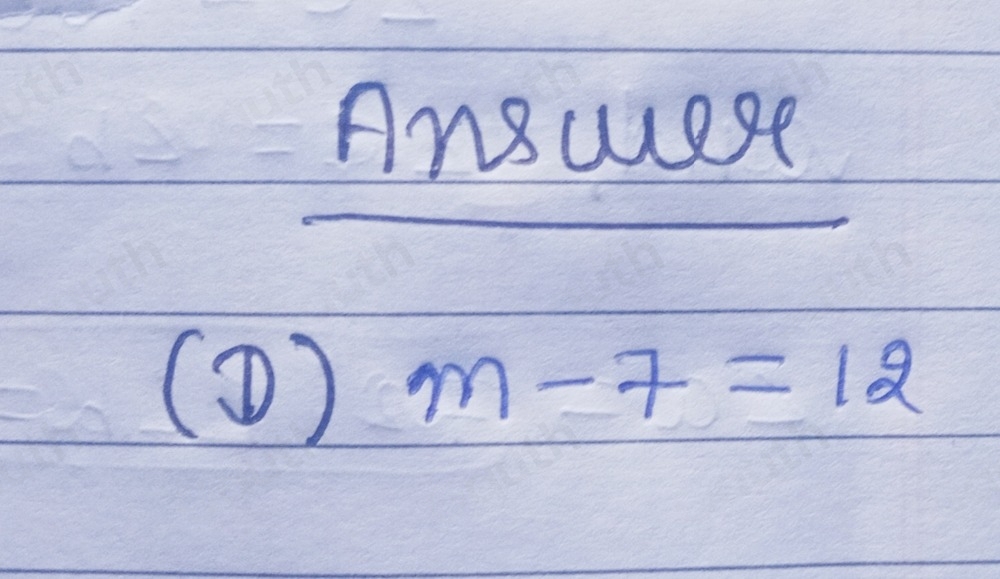 Solved: Select a number sentence to match the following statement ...